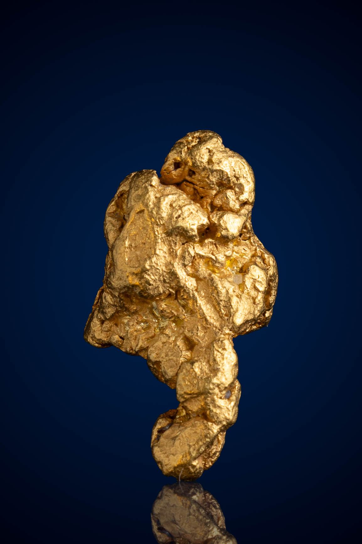 Dimensional, Sculpted Natural Gold Nugget - Alaska - 3.91 grams (image for) Dimensional, Sculpted Natural Gold Nugget - Alaska - 3.91 grams